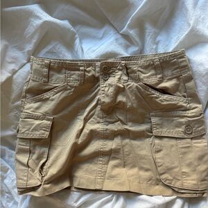 Brandy Melville Tan Mini Skirt
